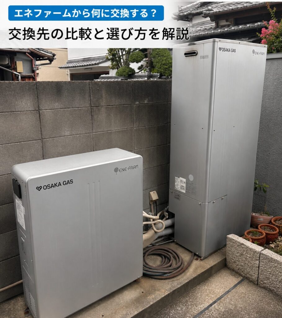 エネファームから何に交換する？10年後の選択肢と交換前のポイントを解説